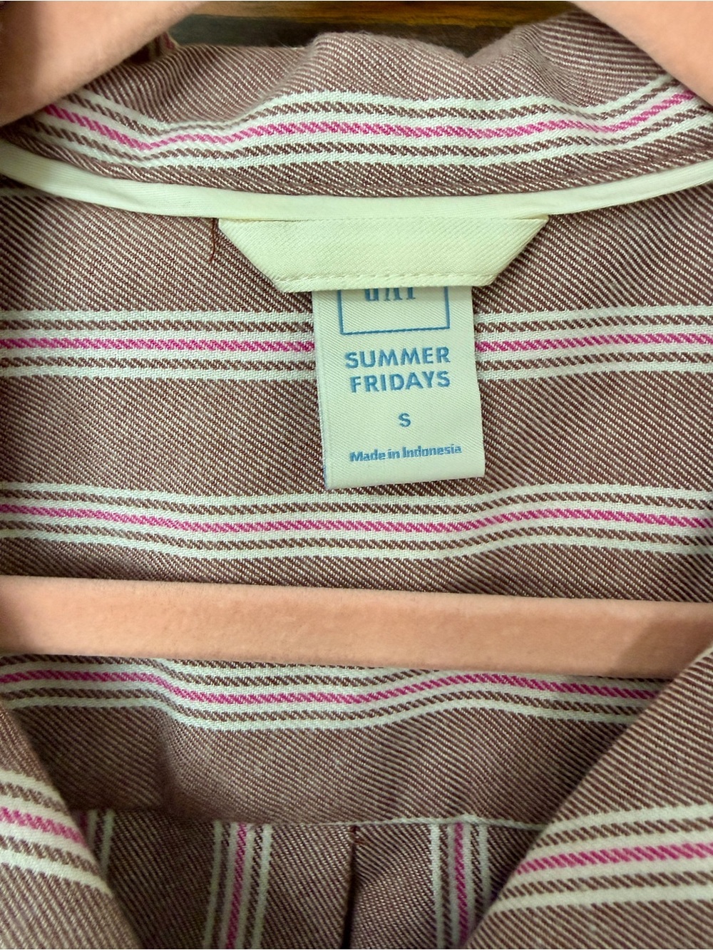 🤍 Gap × Summer Fridays Relaxed Flannel Stripe PJ Shirt & Boxers ⭐️NWT⭐️ SMALL - Picture 14 of 15